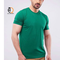 T-shirts vierges streetwear de haute qualité 100 % coton épais coupe oversize col rond pour hommes