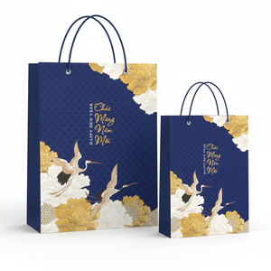 Bolsas de Papel Personalizadas con Logotipo, Bolsa de Compras de Lujo, Ecológica, Reciclable, Apta para Microondas, Paquete de Regalo, Tamaño Personalizado - Product Image 2