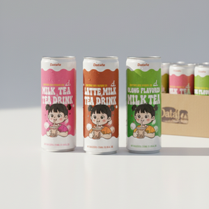 Thé au lait Datafa saveur Oolong 500ml en canette, le plus vendu, fabriqué au Vietnam, emballage personnalisé OEM, boisson sucrée, meilleur prix - Product Image 5