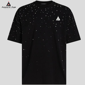 Chemise pour homme de qualité supérieure avec strass, chemise à contraste de couleurs avec strass, fabriquée avec les meilleurs matériaux en gros - Product Image 3