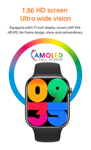 1.86 inch AMOLED vuông thông minh xem Heart Rate Monitor IP67 không thấm nước tập thể dục Tracker cử chỉ điều khiển từ giọng nói trợ lý - Product Image 6