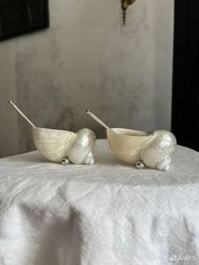 Gobelet en coquillage artisanal de luxe, verre à vin en coquillage marin, objet d'art, décoration d'intérieur - Macy - Product Image 3