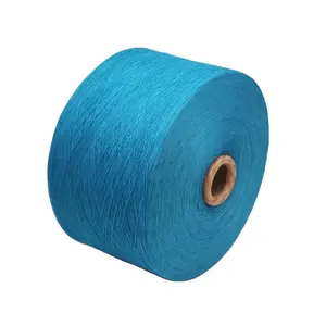 High Quality Recycling Knitted Socks Yarn 50% cotton 50%Polyester Yarn Manufacturer Carded