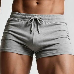 Shorts décontractés pour hommes, respirants, avec lacets, pour la maison, les loisirs, la gym, le fitness, la course à pied, le sport quotidien, le streetwear - Product Image 5