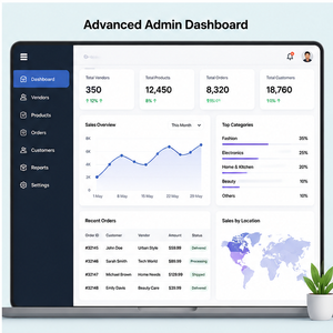 Desarrollo de Aplicaciones de Mercado Multivendedor Avanzado con Gestión de Pedidos y Proveedores en Tiempo Real - Product Image 5
