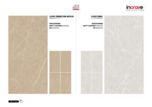 Azulejo de Porcelana Arquitectónico Mate Tallado 60x120cm 600x1200mm 24x48 Formato Grande Premium para Suelos y Paredes Interiores y Exteriores - Product Image 2