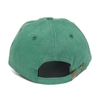 Casquette de baseball en sergé 100% coton, logo textuel léopard brodé en relief, style Dad Hat, réglable, non structurée, vintage, vente en gros