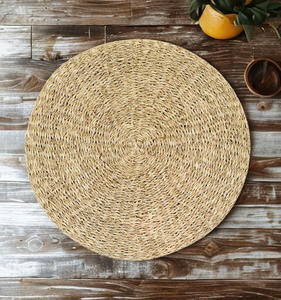 Classic Designer <b>Seagrass</b> <b>Placemats</b> White Fringe Table Mats Eco-Friendly for Luxury Holiday Gifting International Export Quality - Product Image 1
