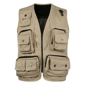 Breathable Custom Multi Pocket <b>Utility</b> <b>Vest</b> Men Fishing Hunting Hiking hunting <b>Vests</b> 2026 Design - Product Image 1