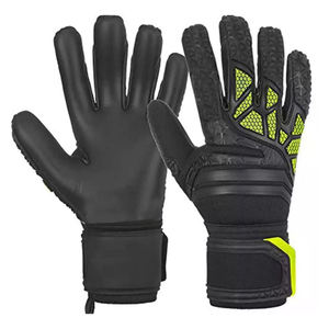 Guantes de Portero de Fútbol Antideslizantes Personalizados de Fábrica AOSIKA, Guantes Profesionales de PU con Protección para Gimnasio, Cierre de Velcro - Product Image 4