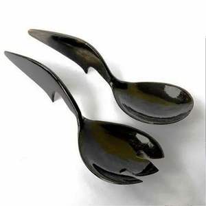 Produit fait main, écologique, compatible lave-vaisselle, ustensiles à salade, cuisine à domicile, fabriqué en Inde - Product Image 3