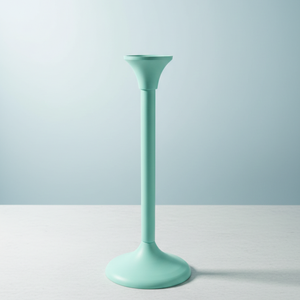 Grand chandelier en métal vert menthe de style nordique moderne, centre de table minimaliste pour mariage, dîner, décoration intérieure et cadeaux - Product Image 1