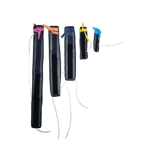 RainbowMMed Ensemble de 5 manchettes de contention en silicone noir, manchettes à vessie en silicone, manchettes de contention pneumatiques pour l'orthopédie - Product Image 3