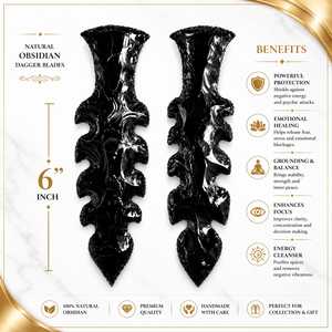 Cuchillo de Cristal Hecho a Mano con Punta de Flecha, Gema Natural Premium, Regalo Espiritual para Ella, Tendencia de Moda de Gujarat - Product Image 3