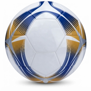 Balón de Fútbol Profesional con Serigrafía en Blanco, Rojo y Azul - Product Image 2