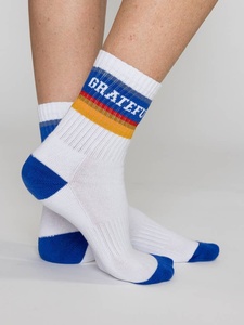 ODM Athletic Crew <b>Socks</b> Custom Logo Design Color Stripe <b>Quarter</b> <b>Sock</b> for <b>Men</b> Women Cushion Terry Comfortable for Daily Sport - Product Image 2