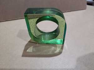 Mother of pearl in lay and brass napkin ring here <b>top</b> trendy design premium handcrafted <b>table</b> <b>decor</b> - Product Image 2