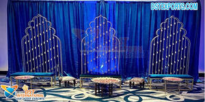 Wedding Backdrop <b>Party</b> <b>Decor</b> Candle Walls Stylish Wedding Backdrop Candle Walls Stage Royal Wedding Stage Australia event <b>decor</b> - Product Image 5