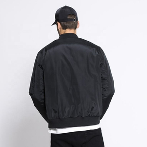 แจ็คเก็ตวิซาร์ดคุณภาพสูง ปักโลโก้ได้ตามต้องการ สไตล์เท่ห์ แจ็คเก็ตวิซาร์ดขนแกะสำหรับฤดูหนาว แจ็คเก็ตเบสบอลทรงบอมเบอร์สำหรับผู้ชาย - Product Image 4