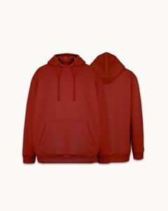 เสื้อฮู้ดดี้โอเวอร์ไซส์ผู้ชาย สตรีทแวร์ ผ้าฝ้ายฟลีซ 100% 400 GSM พิมพ์ลายดิจิตอลตามสั่ง ปักลาย มีซับใน ระบายอากาศได้ดี เป็นมิตรต่อสิ่งแวดล้อม - Product Image 2
