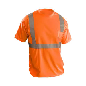 เสื้อยืดทำงานแบบสั่งทำพิเศษ ผ้าแคนวาสคอตตอน 100% น้ำหนัก 240 กรัม ระบายอากาศได้ดี คอทรงโอ แขนปกติ สะท้อนแสงด้านหน้า พร้อมโลโก้ มองเห็นได้ชัดเจน - Product Image 6