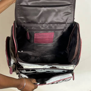 2026 Western Cowhide Leather with Boot Stitch <b>Backpack</b> Purse Handmade Tooled Flap Women Travel <b>School</b> Fashion <b>Backpack</b> Wholesale - Product Image 6