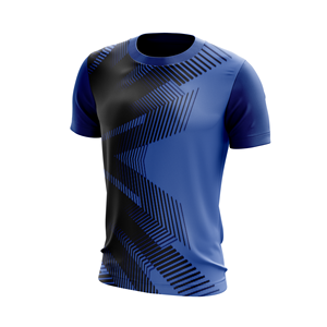 Maillot de sport T-shirt à manches courtes avec logo imprimé sur le devant, doux, léger, 100 % coton, contrôle de l'humidité, sports en intérieur/extérieur - Product Image 3