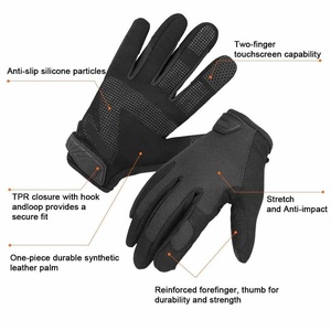 Top Quality <b>Synthetic</b> <b>Leather</b> Amara Mechanic Work Gloves Industrial Hand Protection Anti Static Heat Resistant Durable Gloves - Product Image 6