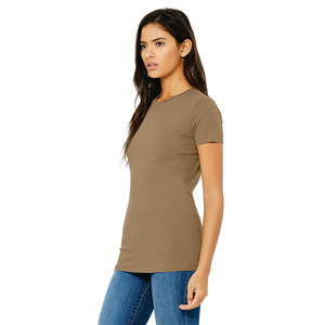 T-shirts courts unis en coton délavé vintage pour femme, coupe ample, effet délavé à l'acide - Product Image 1
