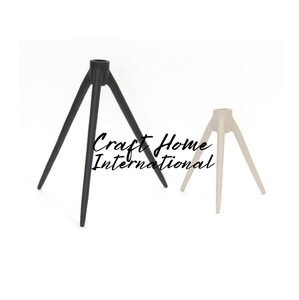 Bougeoir scandinave minimaliste moderne en aluminium fait main, étanche, style nordique, pour centre de table raffiné - Product Image 2