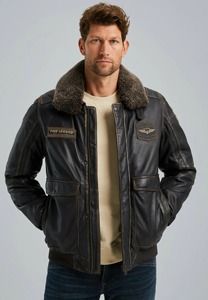Chaqueta de Cuero Genuino Marrón Oscuro para Hombre, Estilo Casual Premium de Motociclista - Product Image 3