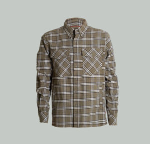 Camisa de Hombre de Verano, Transpirable, Tejida, 160g, Poliéster/Algodón Satinado, Lisa, Casual, Antiarrugas, con un Solo Botón y Cuello Camisero - Product Image 1