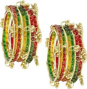 Juego de Brazaletes de Moda con Gotas de Agua en Cristal Rosa, Joyería Étnica para Bodas - Product Image 4