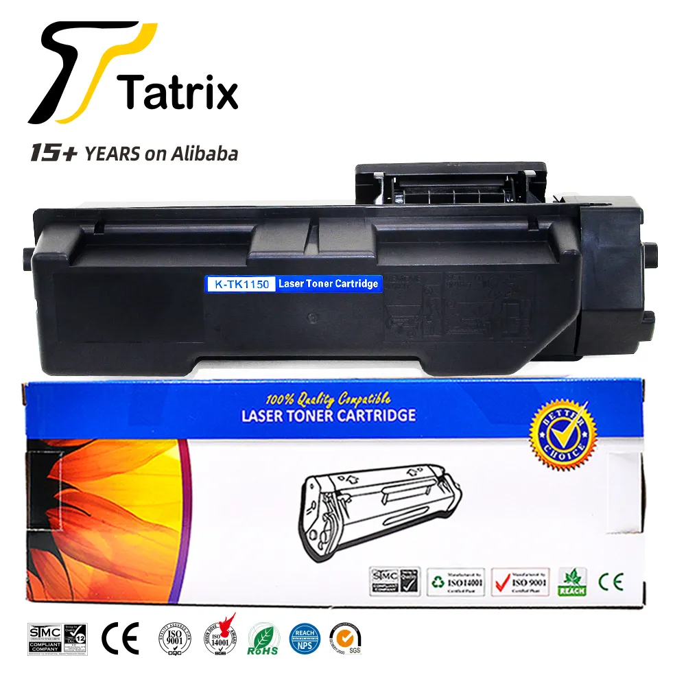 Tatrix TK-1150 TK1150 टोनर प्रीमियम संगत लेजर काले Toner कारतूस के लिए Kyocera ECOSYS P2235dn प्रिंटर