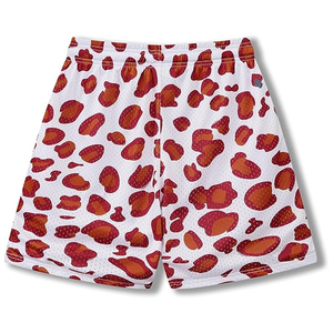 Pantalones Cortos Deportivos Transpirables con Cordón Ajustable, 100% Poliéster, Resistentes al Viento, Cintura Media, Bolsillos con Impresión Digital, Logotipo Frontal Personalizado para Hombre - Product Image 2