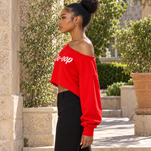 Sweat-shirt de la sororité Sigma Gamma Rho avec col rond et logo brodé, manches longues, bleu et or, sweat-shirt tendance pour femme - Product Image 3
