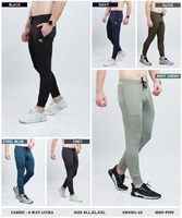 Set Sampel Kain Campuran Celana Olahraga Slim Fit Pria untuk Lari, Gym, dan Jogging (280 GSM)