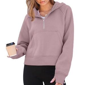 Sweats à capuche tricotés écologiques personnalisés de haute qualité doux décontracté Streetwear respirant goutte épaule chiffres avant hiver à capuche - Product Image 5