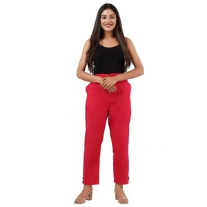 Pantalon Harem sur mesure SHUBH EXIM pour femme, taille élastique, taille haute, plissé devant, en tissu rayonne du Rajasthan, collection Printemps-Été - Product Image 3