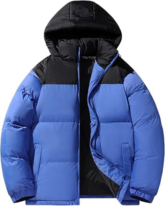 Men's Ultra Lightweight <b>Packable</b> Down <b>Jacket</b> Quilted Hooded Collar Padded Puffer Coat Outwear Winter Wear With OEM - Product Image 5