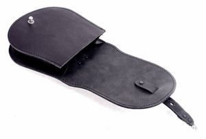 Sac de ceinture médiéval en cuir rustique vintage, équipement de costume historique, sacoche d'épaule médiévale en cuir, sac de costume rétro - Product Image 3