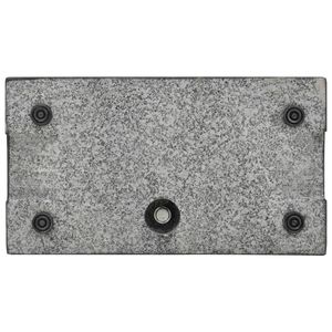 Base per Ombrellone da Patio in Acciaio Inossidabile e Granito Nero, Design Standard - Product Image 4