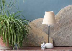 High Quality Handmade Lamp 100% Organic Lokta Fiber Recycled Paper Personalized Artisan Design Cone-Shaped Cane Shade-For - Product Image 4