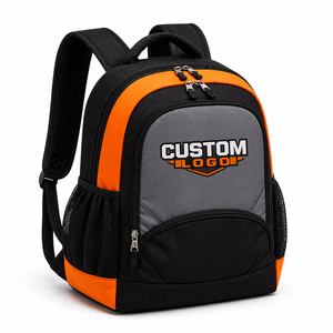 Custom Logo School <b>Backpack</b> Large Capacity Multi Compartment Travel <b>Backpack</b> Lightweight Casual Laptop <b>Backpack</b> <b>Waterproof</b> - Product Image 1