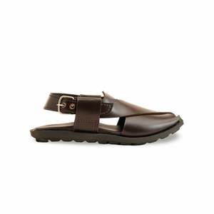 Sandalias cómodas Peshawari Chappal Coffee KD9955 para niños - Product Image 4