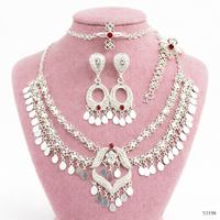 2024 Best Buy 24K Plaqué Or Style Vintage Fabricant Indien Inspiré Ensembles de Bijoux de Mode Comores Mayotte-Cuivre Cadeau Prêt