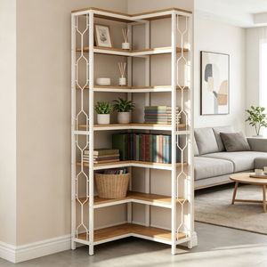 Libreria Regolabile in Legno di Quercia - Design Minimalista e Moderno - Product Image 4