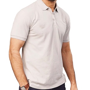 Chemise de golf en coton tricoté grande taille respirante polyester élasthanne avec logo personnalisé séchage rapide pour homme sport 2026 - Product Image 1