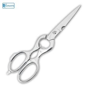 Ciseaux de manucure en acier inoxydable 6flowers, lame tranchante, trou rond, pour droitiers, pour adultes - Product Image 1