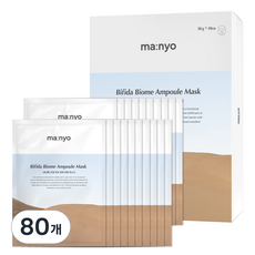 มาส์กแผ่นบำรุงผิวหน้า Manyo Factory Discount Bifida Biome Ampoule Mask 30 กรัม แพ็ค 80 ชิ้น - Product Image 1